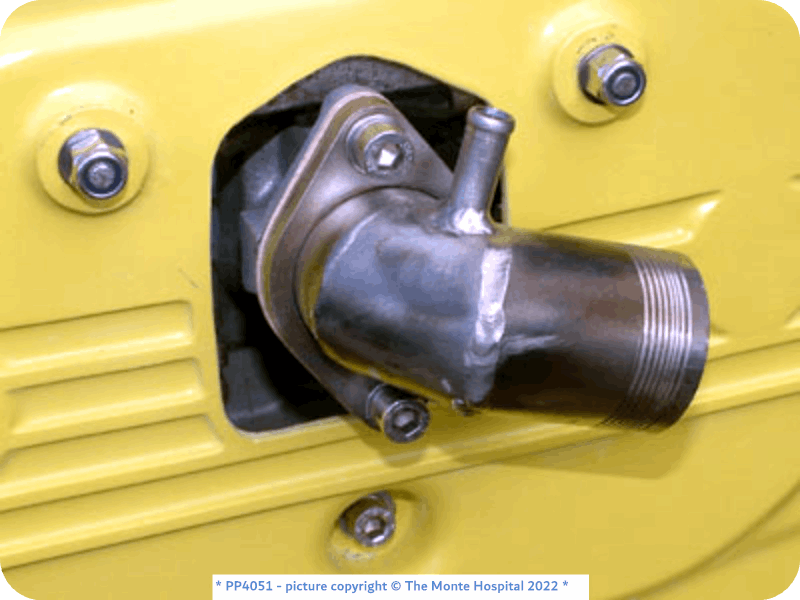 Cooling System Cylinder Head Outlet for In Head Thermostat The Monte Hospital Shop
