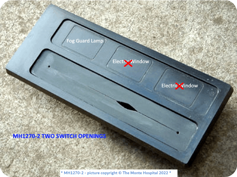 Interior Trim Handbrake Lever Surround with 2 switch cutouts The