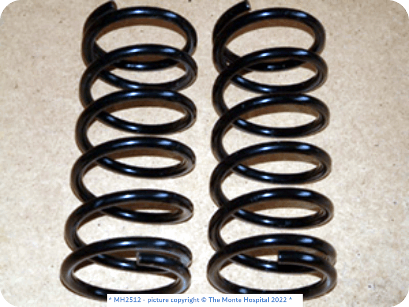 Suspension and Steering Rear Springs, Scorpion, pair The Monte Hospital Shop